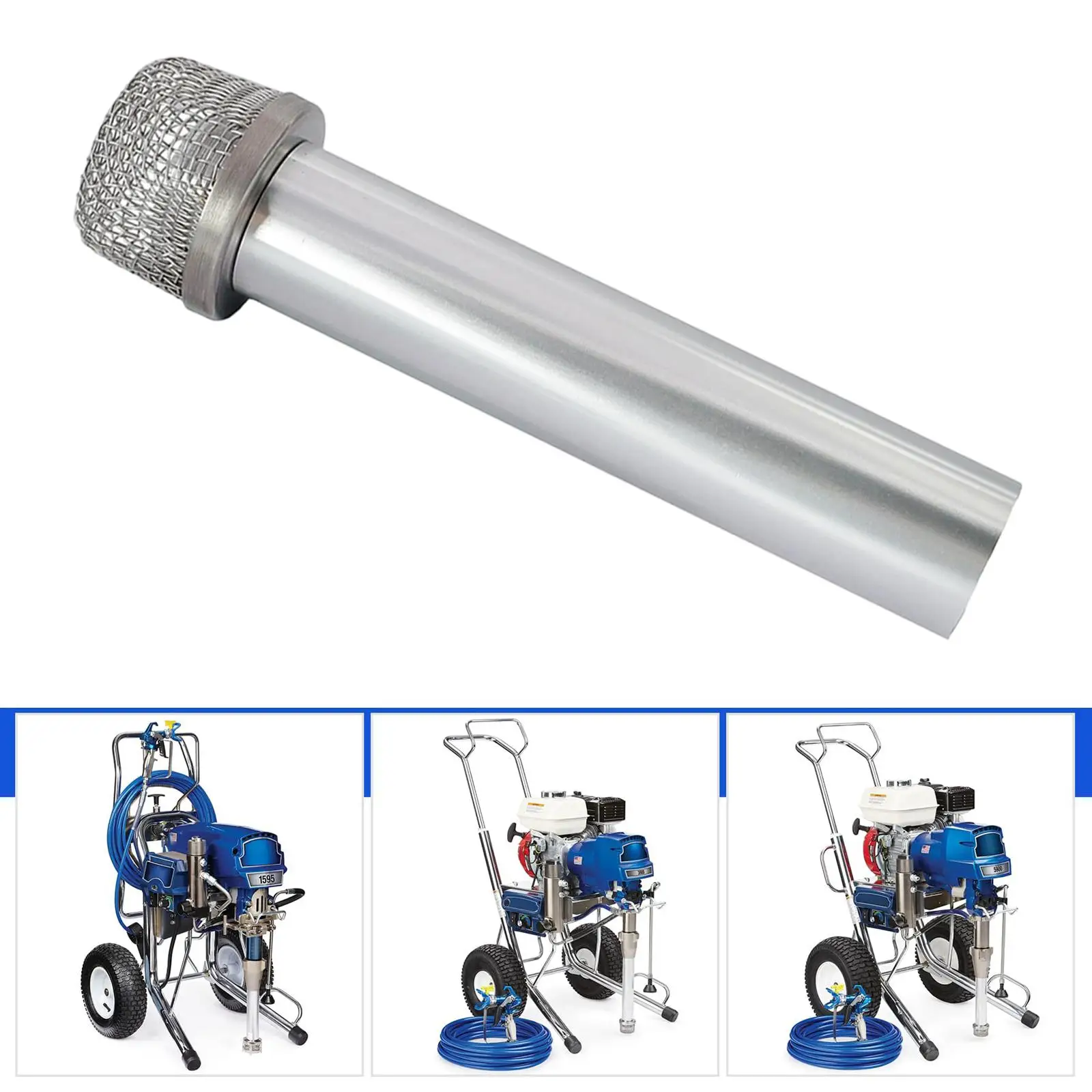 

Трубка для всасывания краски для гладкого нанесения покрытий, алюминиевая, из нержавеющей стали, легко моется, сменная запчасть