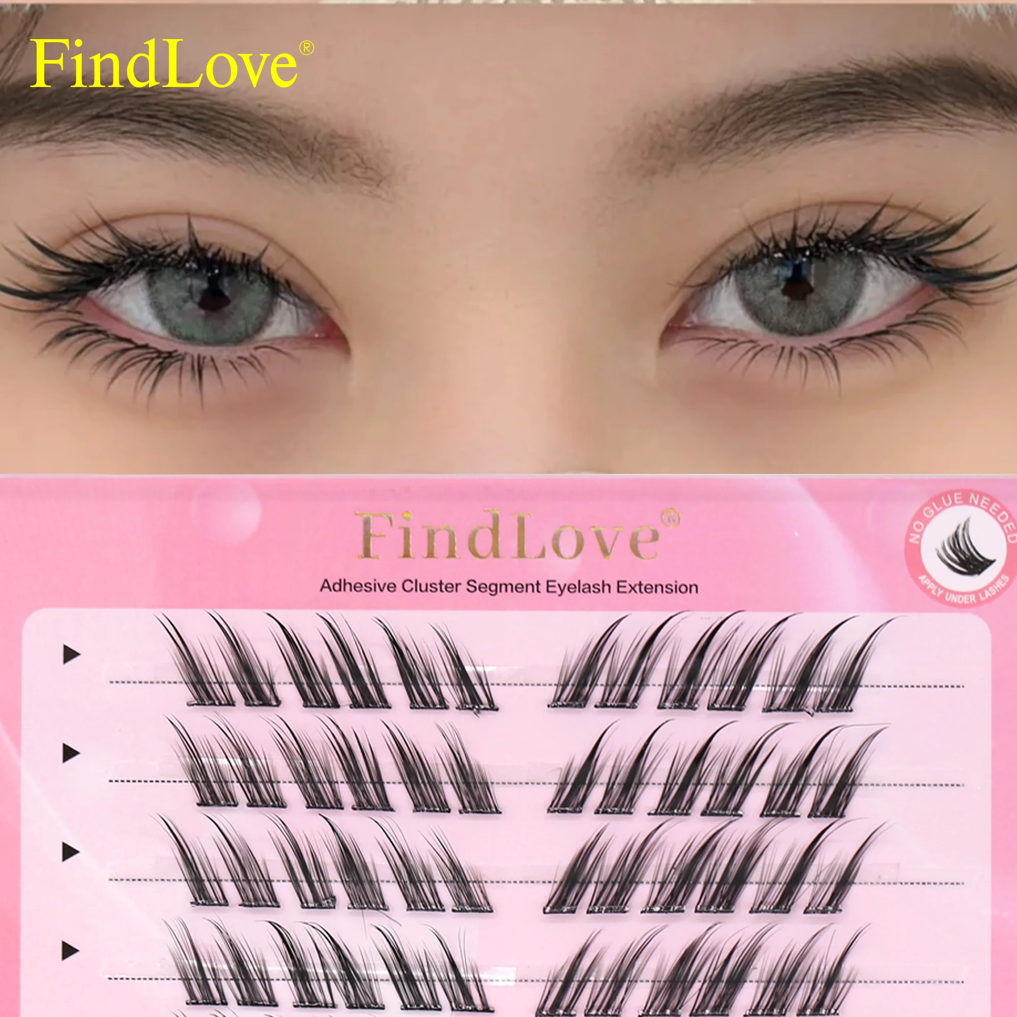 Eyelash Extension Fox Eye - Extension ciglia fai da te effetto