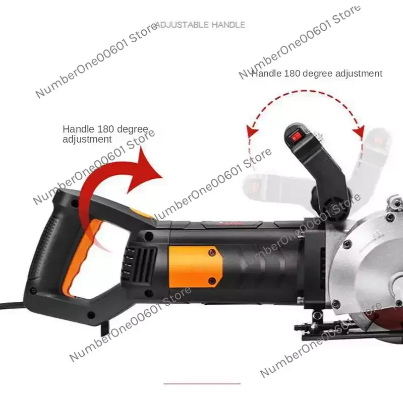 4800W Electric Wall Chaser Steel Concrete Groove Cutting Machine 5000r/min Slotting Machine Circular Saw Power Tool 220V/110V