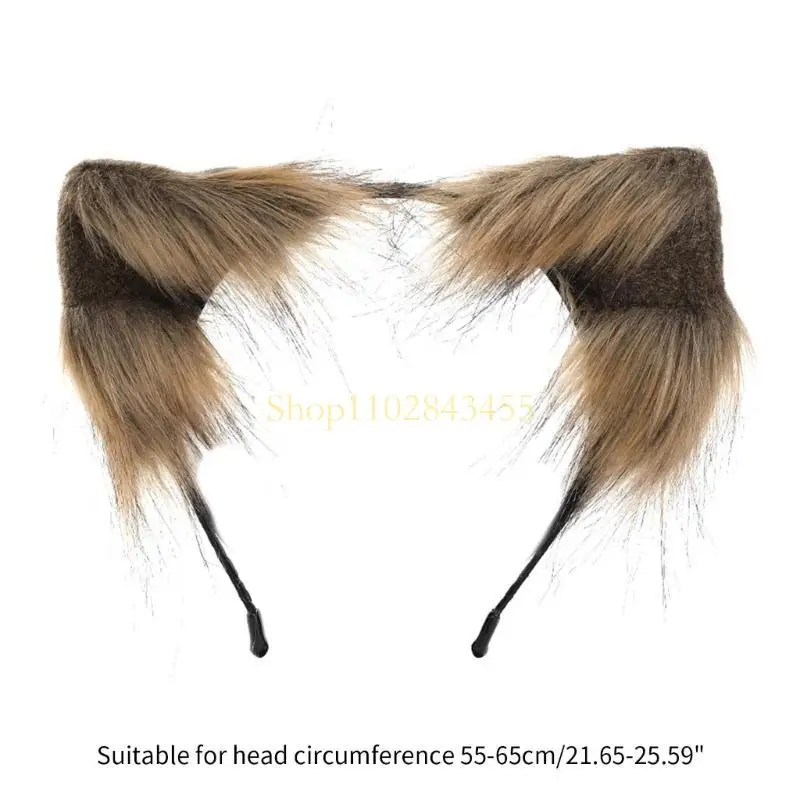 49mc Girls Girls Handmade Furry Cat-Ear Furry Party Festume Cosplay Cut