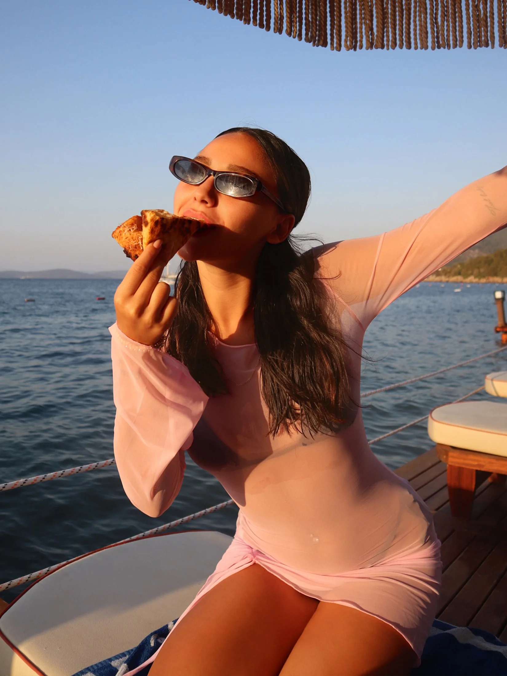 Elegant Off Shoulder Long Sleeve Women's Sheer Mesh Ruched Bodycon Mini Dress 2025 Fall Sexy Slim Party Vacation Dresses C145