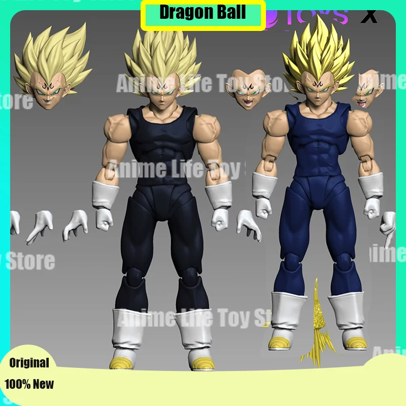 Black Hole Toys & TK Dragon Ball SHF Super Saiyan SSJ Majin Vegeta Full Power Anime Action Figures Models Christmas Gift