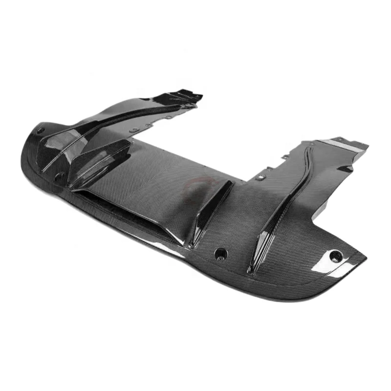 High-quality V Style Dry Carbon Fiber Rear Lip Rear Diffuser Rear Bumper Diffuser Body Kit for McLaren 720S Coupe Spider