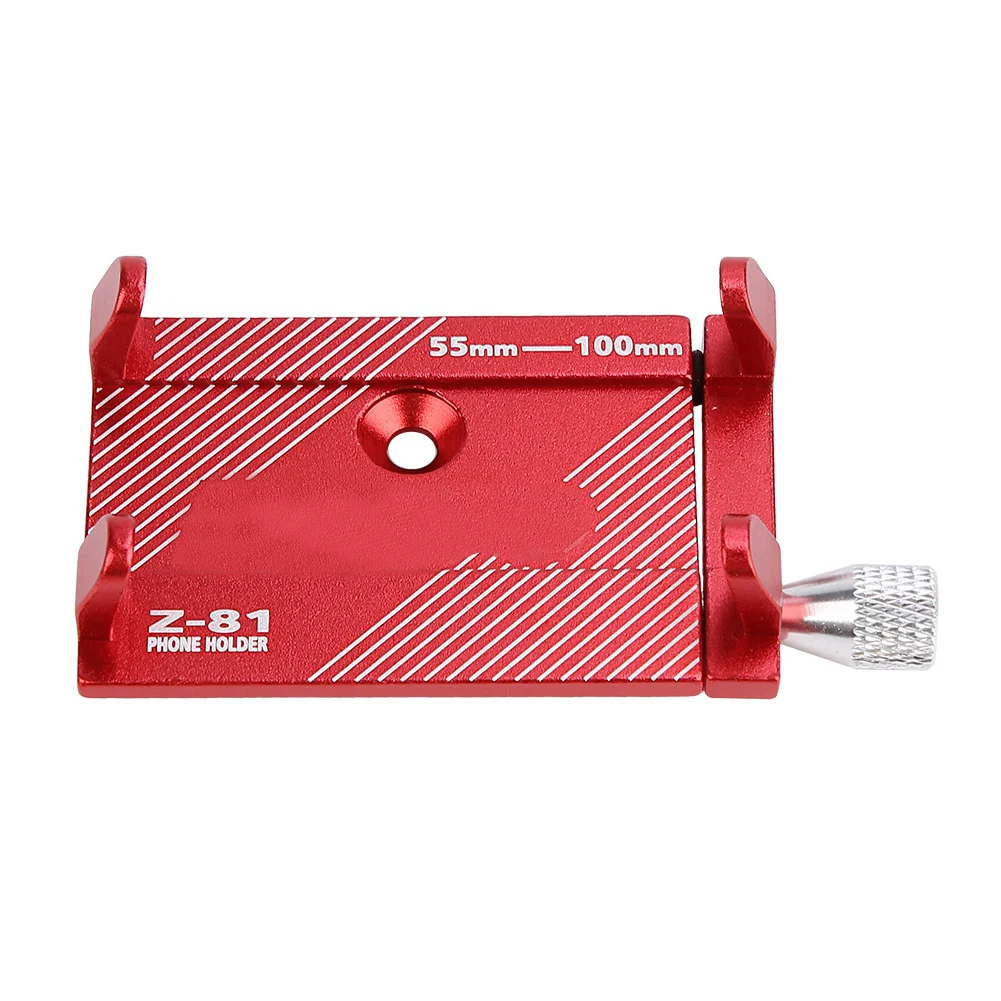 

Black Aluminum Alloy Adjustable Bike Handlebar Phone Clip Smartphone Mount Holder Stand for Bicycle