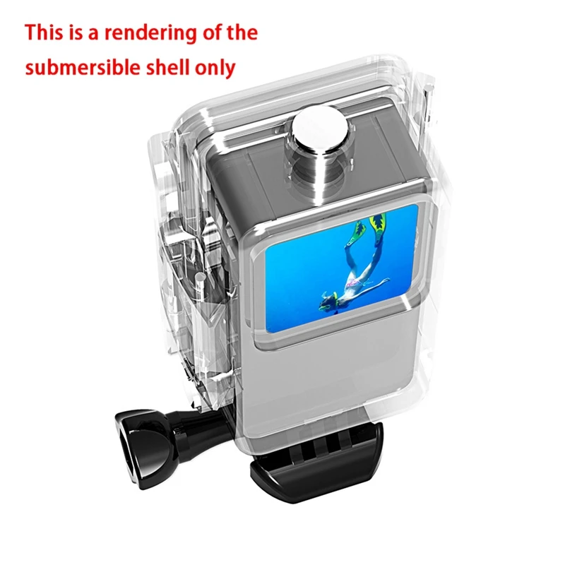 Waterproof Dive Housing Case For DJI Action 2, Protective Case Diving Shell For Action 2 Underwater Action Camera