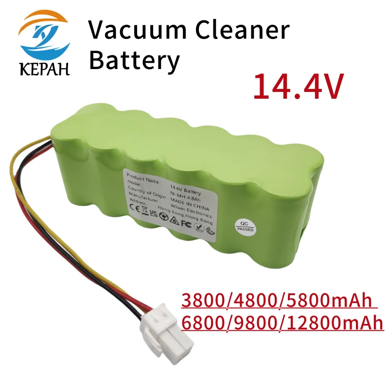 Convient pour la batterie du robot de balayage 14.4V NI-NH 3800-12800mAh applicable à SR8895 SR8840 SR8845 SR8855 VCA-RBT20 DJ96-00113C