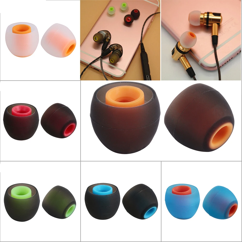 12 stücke universelle 3,8mm In-Ear-Kopfhörer Kopfhörer Ohrhörer Ersatz Silikon Gummi Ohr stöpsel