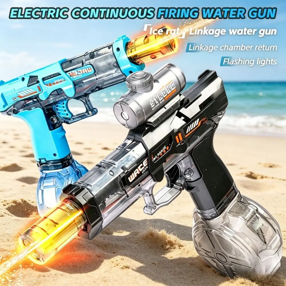 

KAVOWORLD Electric Water Gun Toy Large Capacity Automatic Continuous Water Gun Long Range Summer Outdoors Beach Pool Water Toy