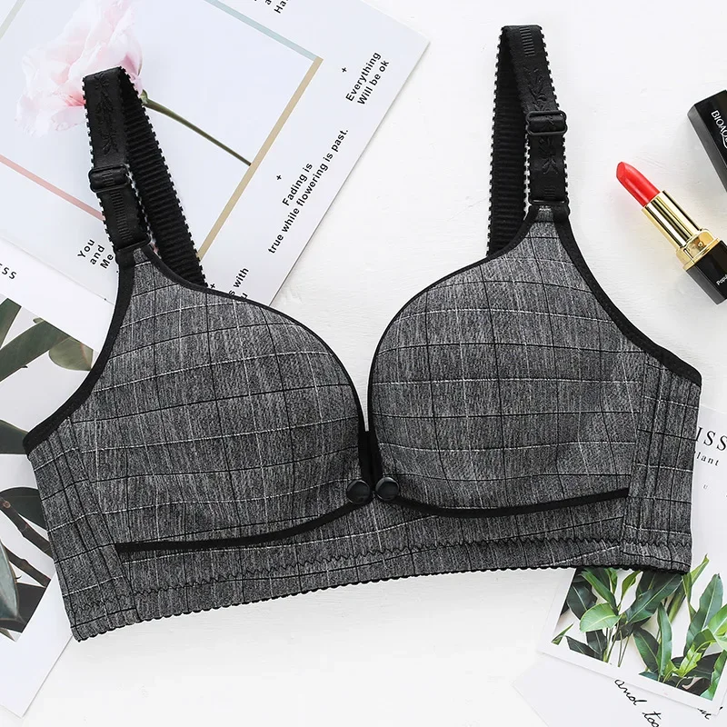 1-piece Wireless Maternity Bra with Open-front Gathering Design To Prevent Sagging, Seamless 3D Breathable for Breastfeeding