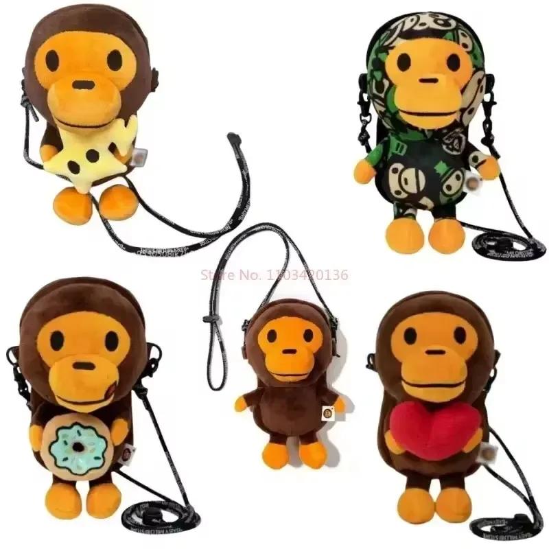 Monkey Mobile Phone Bag Milomonkey Phone Bag Shoulder Bag Monkey Holding Bananas Monkey Holding Bananas Messenger Shoulder Bag