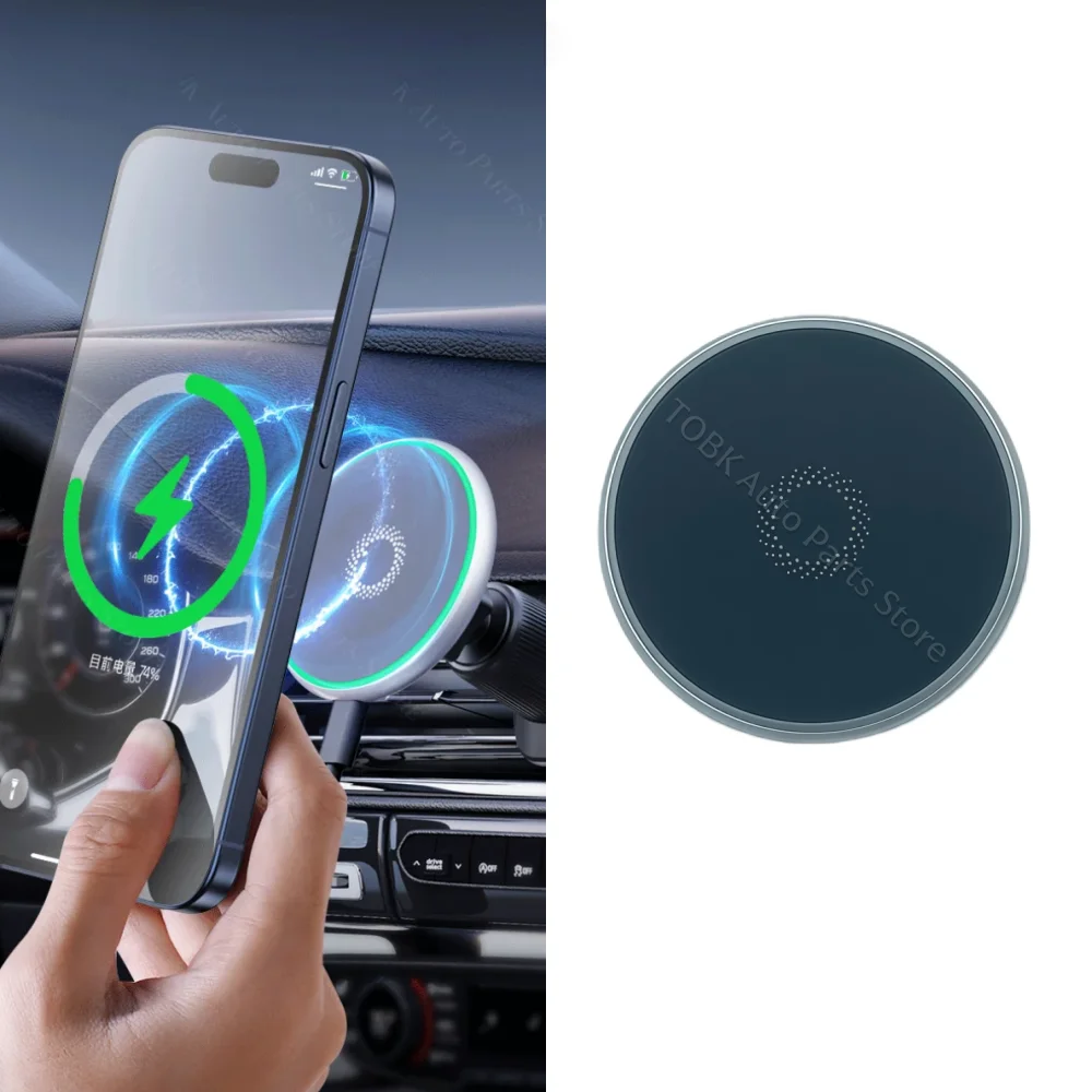 Magnetic Stand Phone Holder for Honda HRV VEZEL MK2 2015-2022 2020 Car MagSafe Mount Wireless Charging Base Interior Accessory