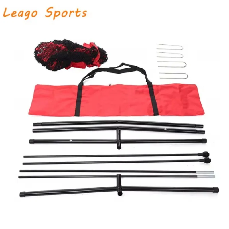 1 Portable 12ft*9ft Indoor Golf Net Soccer Football Lacrosse Softball Safety Barricade Barrier Softbacker Backstop Net 2025