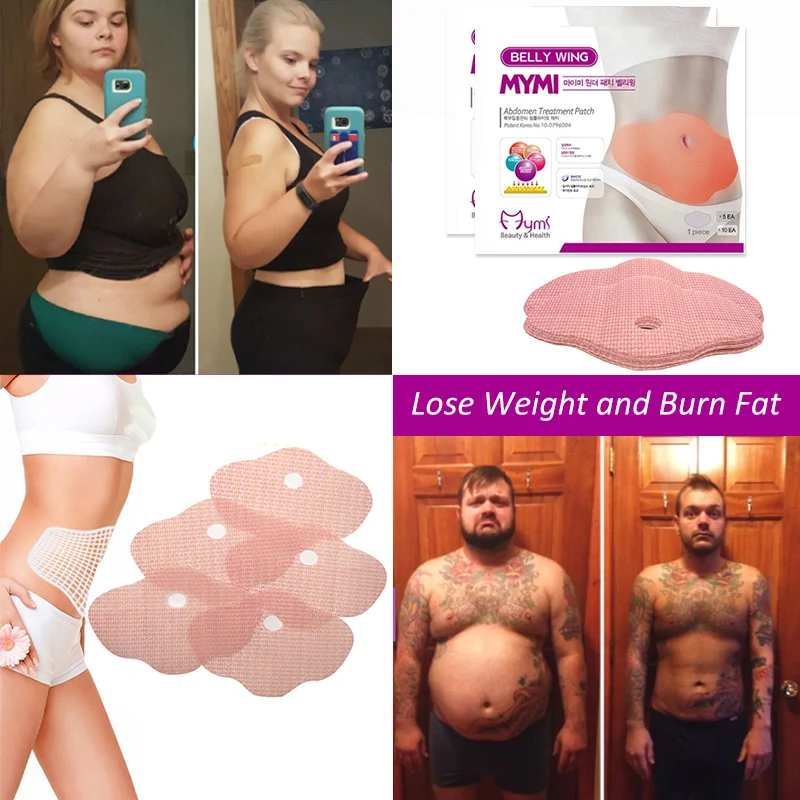 10PCS New Slim Belly Patch Abdomen Fat Burning Cellulite Lose Weight Tool Women Men Weight Loss Products