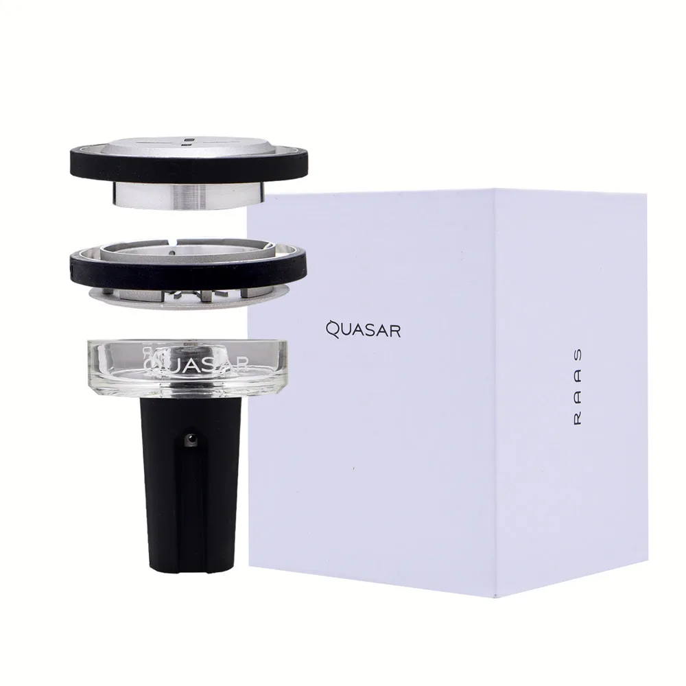 هدية صندوق الكوارتز الشيشة وعاء سبائك الألومنيوم الكربون التقسيم مجموعة 1.0 و X سلسلة Chicha Nargile الشيشة السلطانية النرجيلة الملحقات