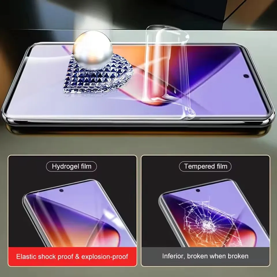 3 قطعة هيدروجيل فيلم لسامسونج غالاكسي S25 S24 الترا إيدج S21 S22 S23 زائد S20 FE حامي الشاشة