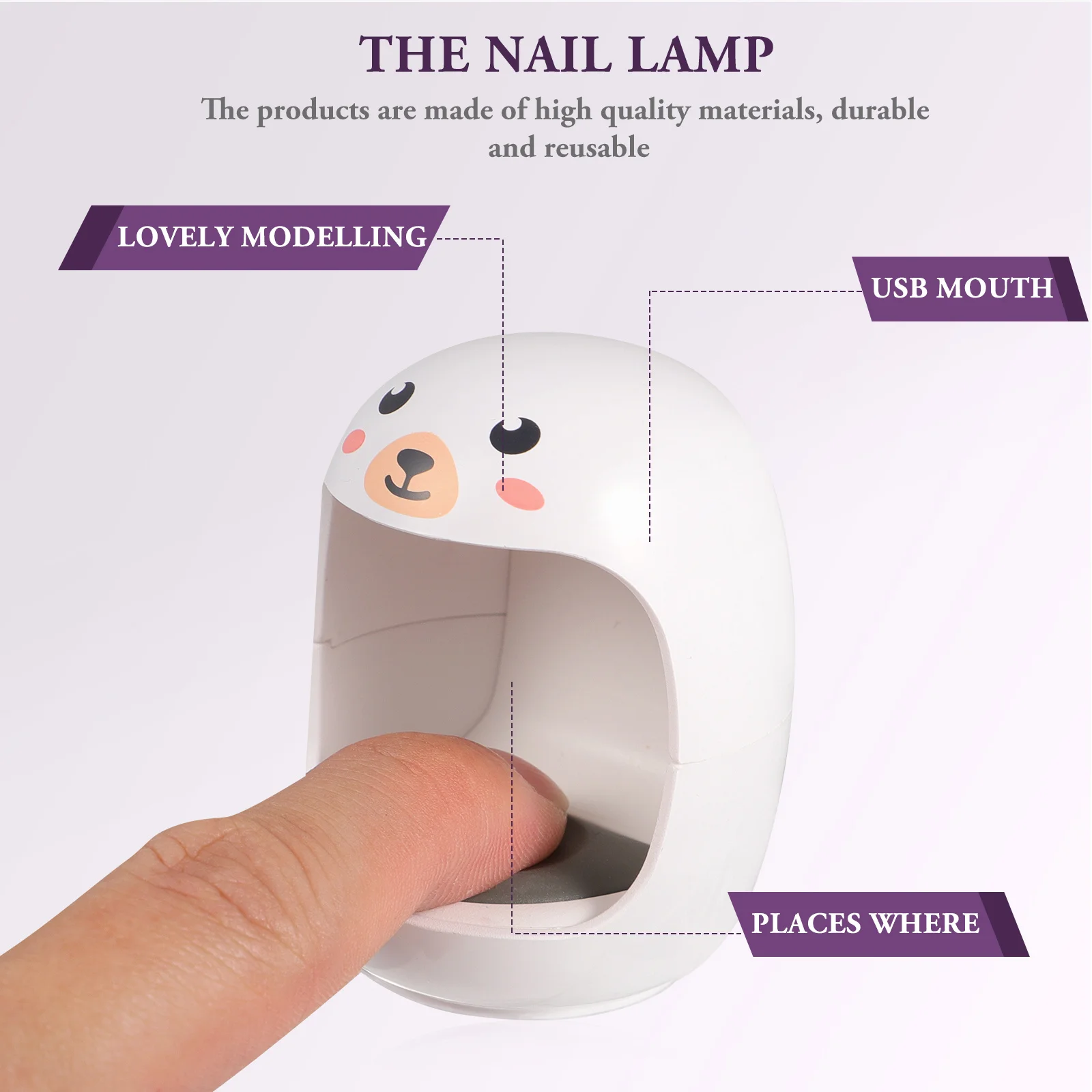 1Set LED Nail Dryer Professional Uv Machine for Fast Drying Gel Extensions Manicure Supplies Gift Idea