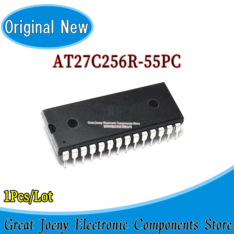 

100% New Original AT27C256R-55PC AT27C256R IC Chipset DIP-28 Bulk Best Price Plastic Casing