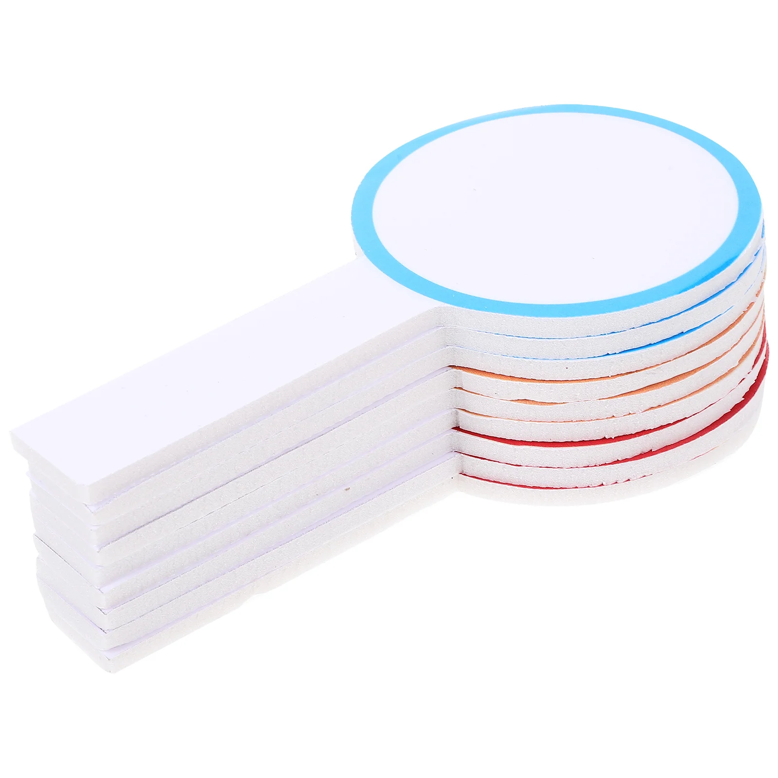 20Pcs Lightweight Portable Scoreboard Dry Erase Paddle for Students and Classroom Use Mini Whiteboard Handheld Whiteboard