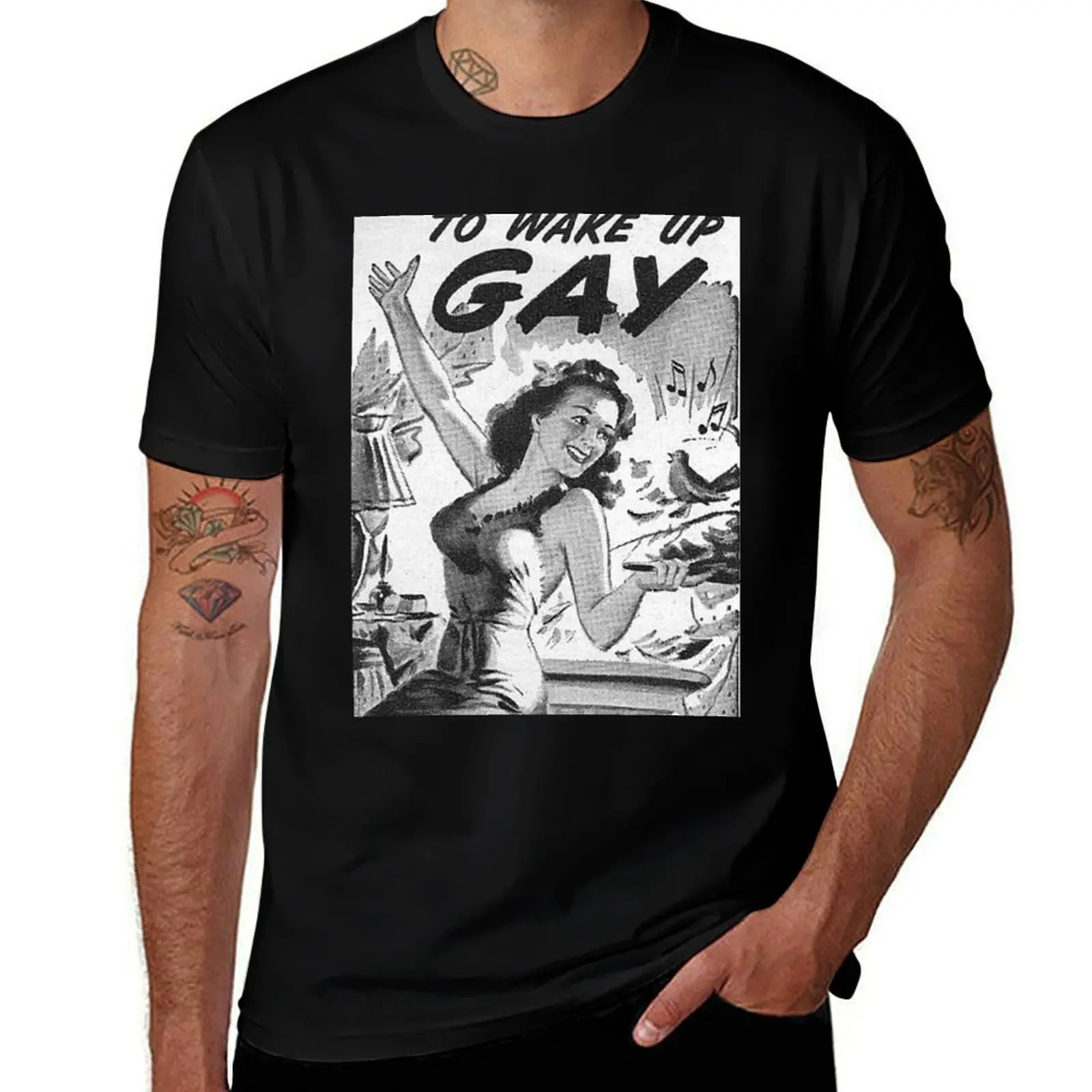 To Wake Up Gay T-Shirt Outdoor Working T-Shirt