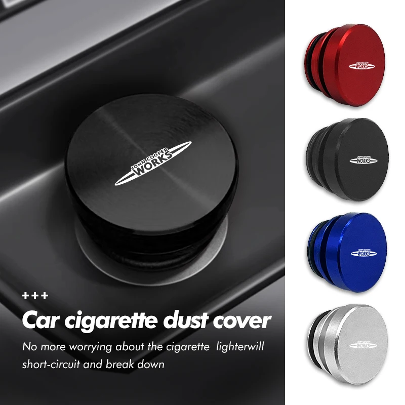 Car Cigarette Lighter Cover Plug Dust Proof Protective Cap For MINI R56 F54 F57 R70 JCW F60 F55 John Cooper Works