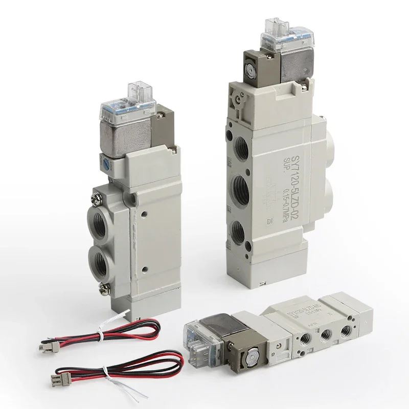 Pneumatic high frequency reversing solenoid valve  SY7120/SY7220/SY7320-5LZD-02/C8/C10  SY7120/SY7220-5LZD-C10 SY7220-4LZD-02