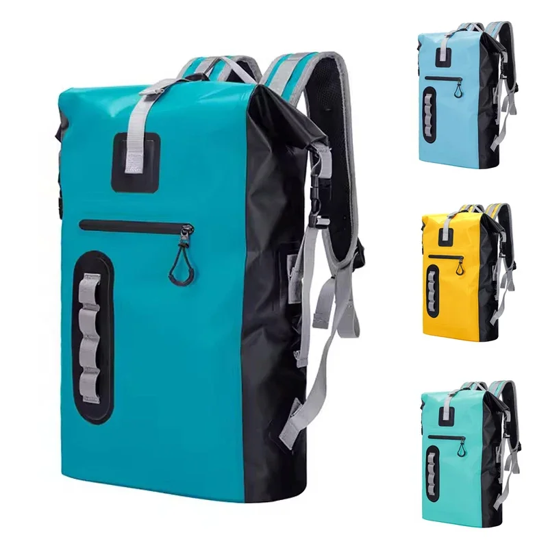 Swimming Backpacks 30L Waterproof Dry Bag Beach Backpack Rafting Surfing Diving Bags Large Capacity Wet Dry Seperation Pack