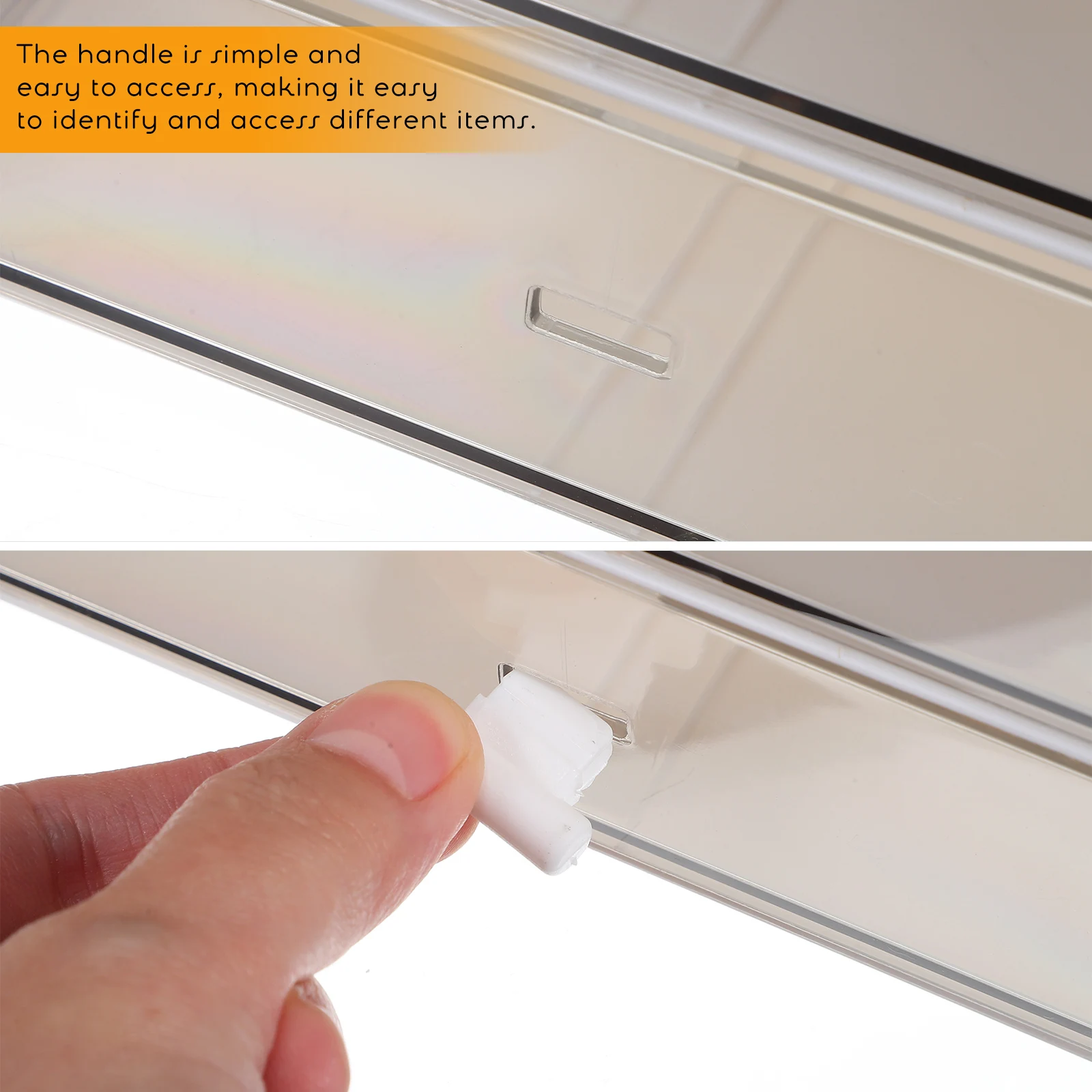 

Desktop Drawer Transparent Box Countertop Stationery Jewelry Makeup Organizer Shelf Plastic Drawers Storage Containers