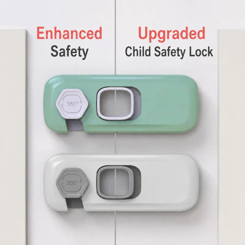 Infant Safety Latch Anti‑Pinch Guard Secures Cabinet Drawer Fridge Bi‑Fold Door Sturdy Toddler Proofing Fastener Reliable
