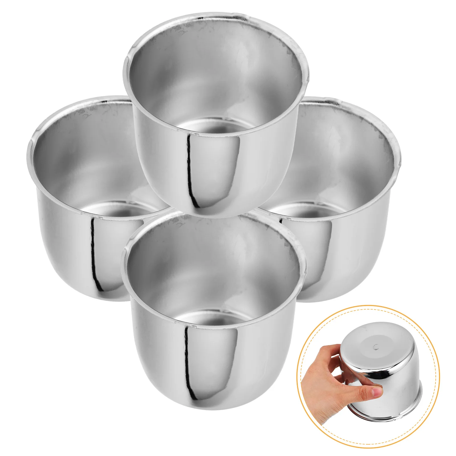 

4pcs Wheel Hub Caps 108Mm Metal Easy Install For Rv Trailer Axle Protection Steel Rim Covers Utility Trailer Parts