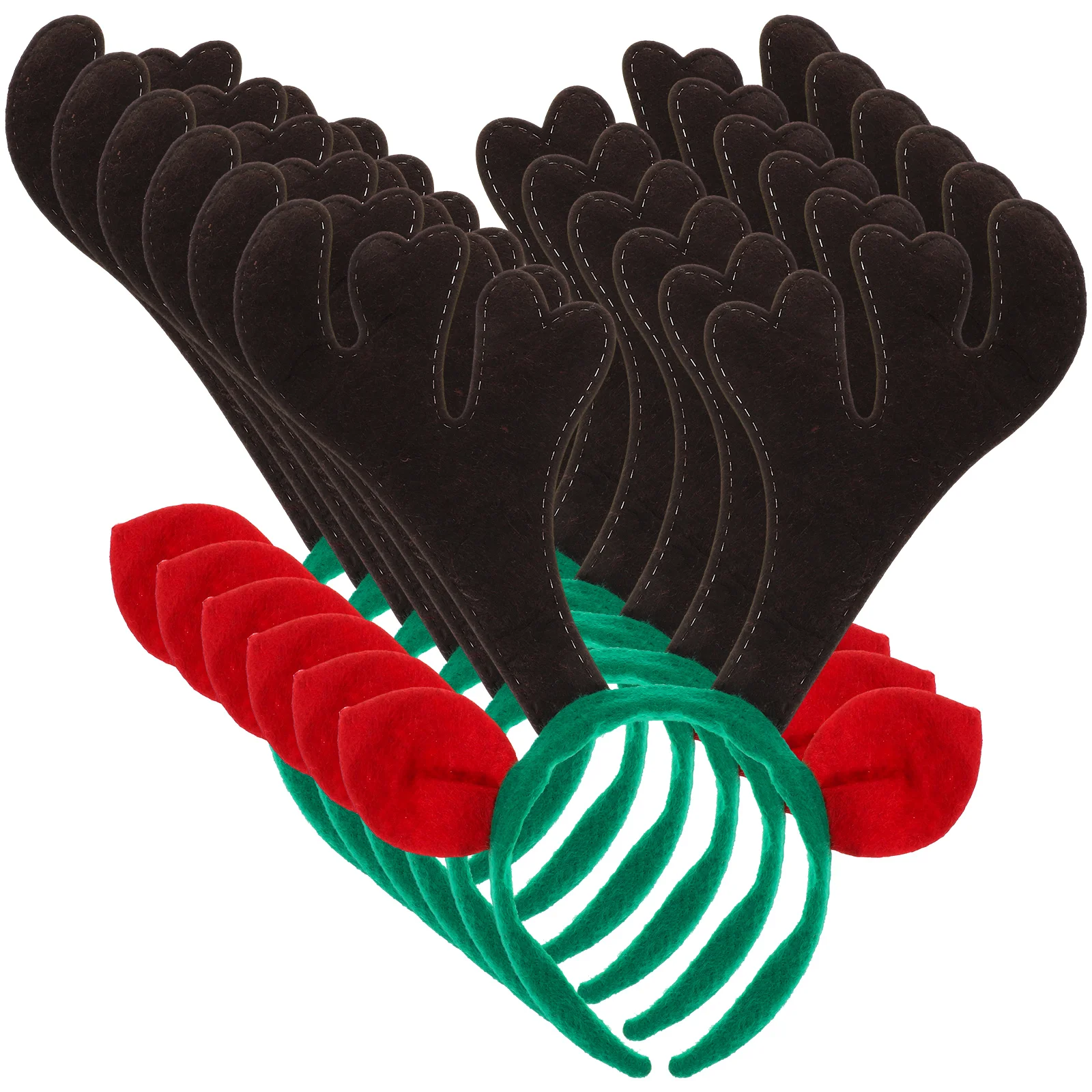 

6pcs Antlers Shape Hair Hoops Festival Headband Costume Party Hair Band For Kids Adults Reusable Lightweight Non-Fading Creative