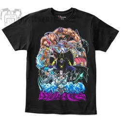 Zaraki Kenpachi T-Shirt Bleach Shirt Black Anime Manga Graphic Tee All Size 100 Cotton