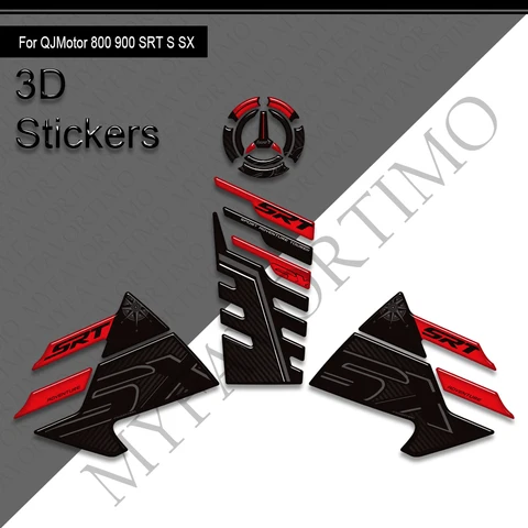 Для QJMotor SRT 800 900 S X SX 3D наклейка из эпоксидной смолы, защитная наклейка на бак мотоцикла, новый водонепроницаемый комплект декоративных наклеек
