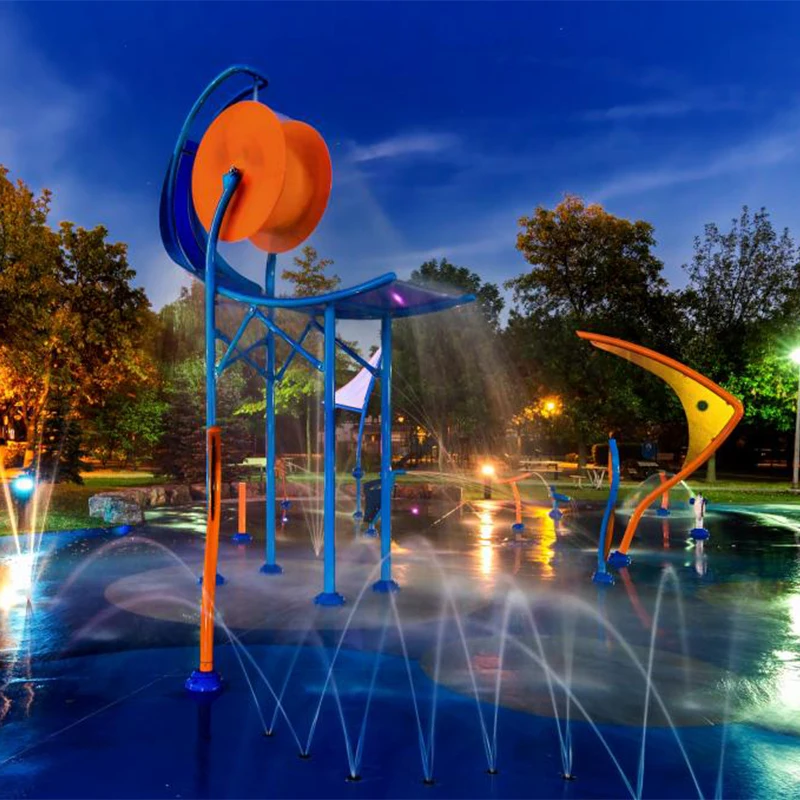ia-Interactive Indoor Water Park Spray Device Beautiful Outdoor Expansion Equipment Aluminum Metal Fiberglass Steel PE for Home#