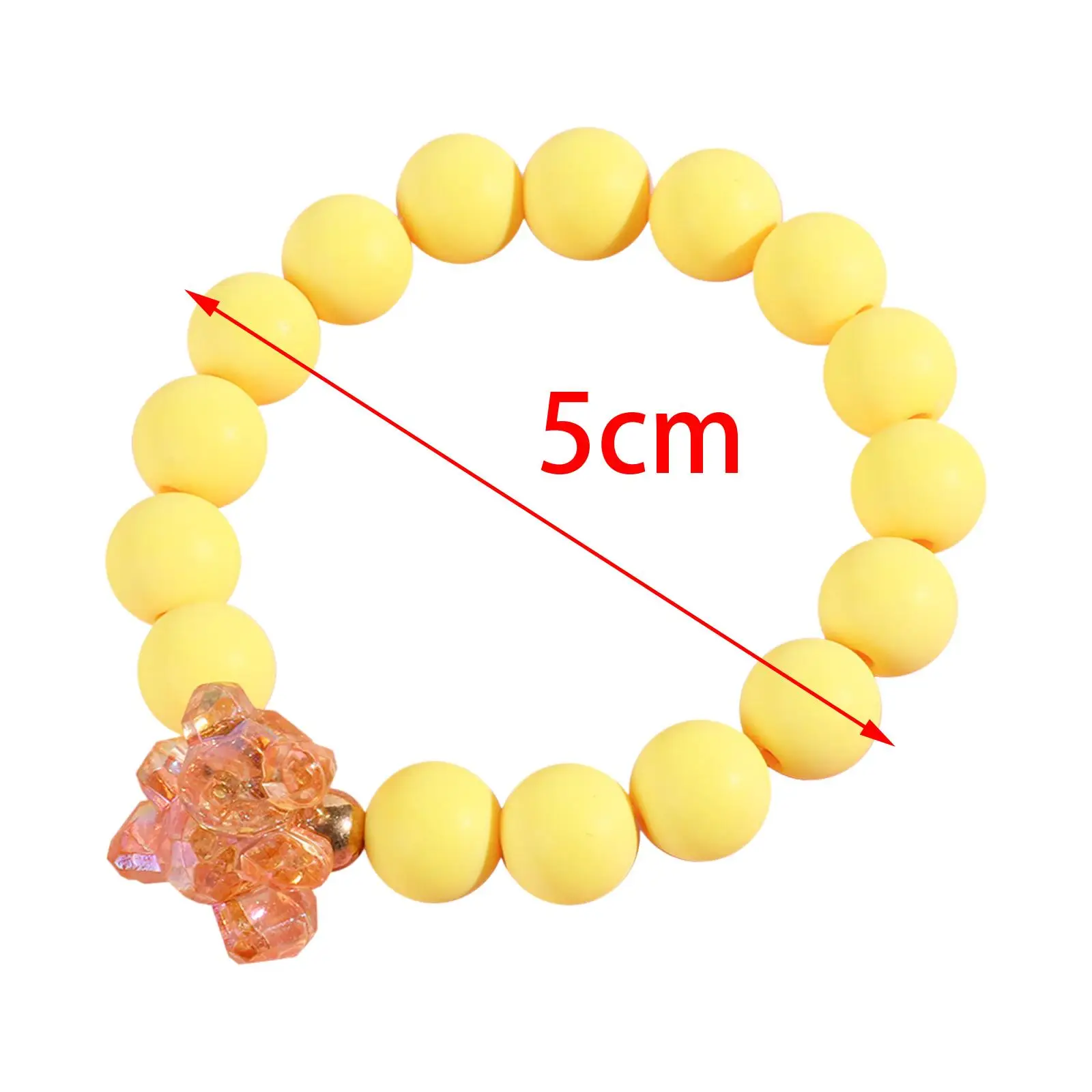 Cartoon Round Bead Bracelet Fits Girls Jewelry Toy Princess Dress up Gift