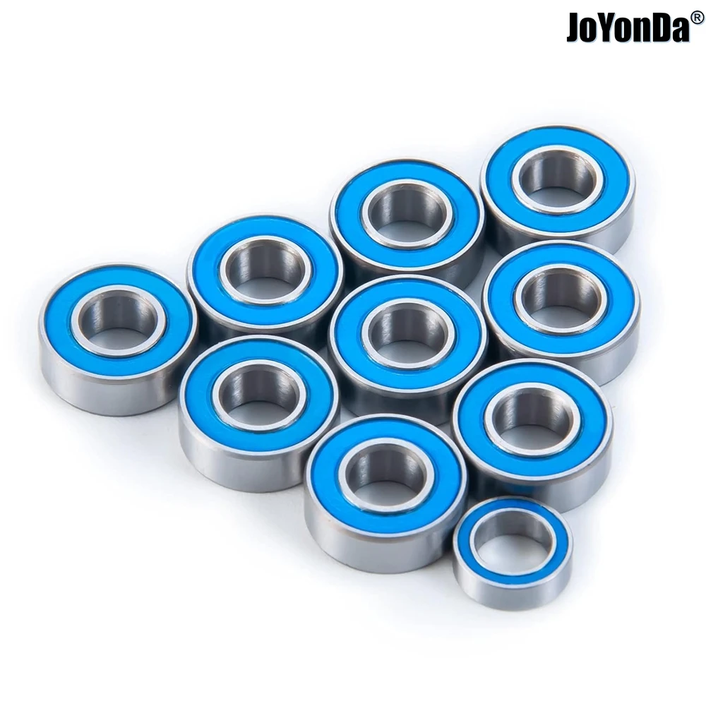 

10pcs Blue Rubber Sealed Ball Bearing Kit - Precision High Speed Bearing for RC Tamiya 1/10 Model Car