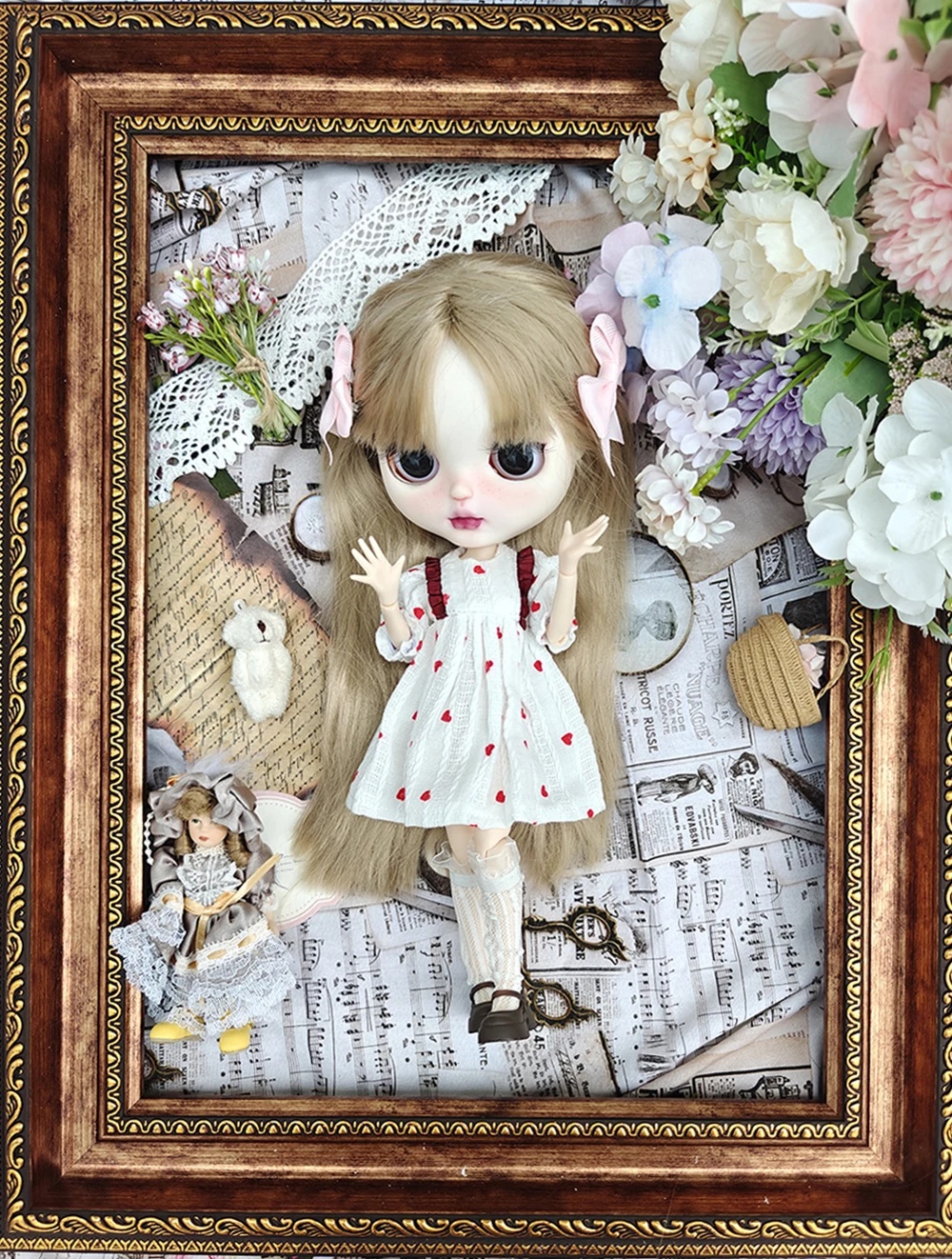 

Новая кукольная одежда blythe, кукольное платье ручной работы для Blythe, милая OB22 OB24 AZONE, милая кукольная одежда для девочек, аксессуары для игрушек, кукол