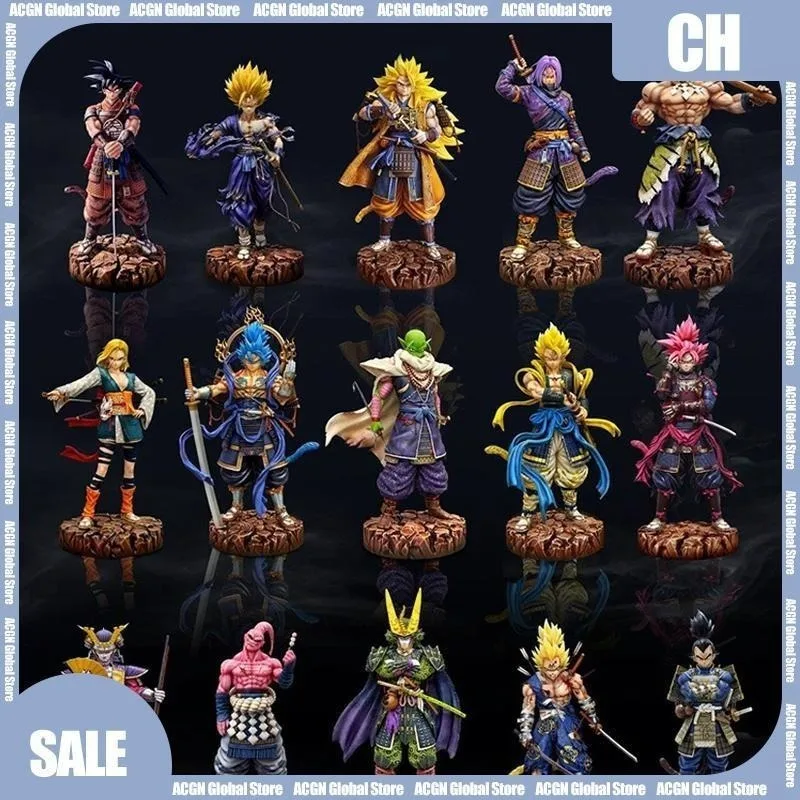 

Anime Dragon Ball Son Goku Broli Bejīta Yonsei Frieza Samurai Series Action Figure PVC Model Statue Peripheral Ornaments Gifts