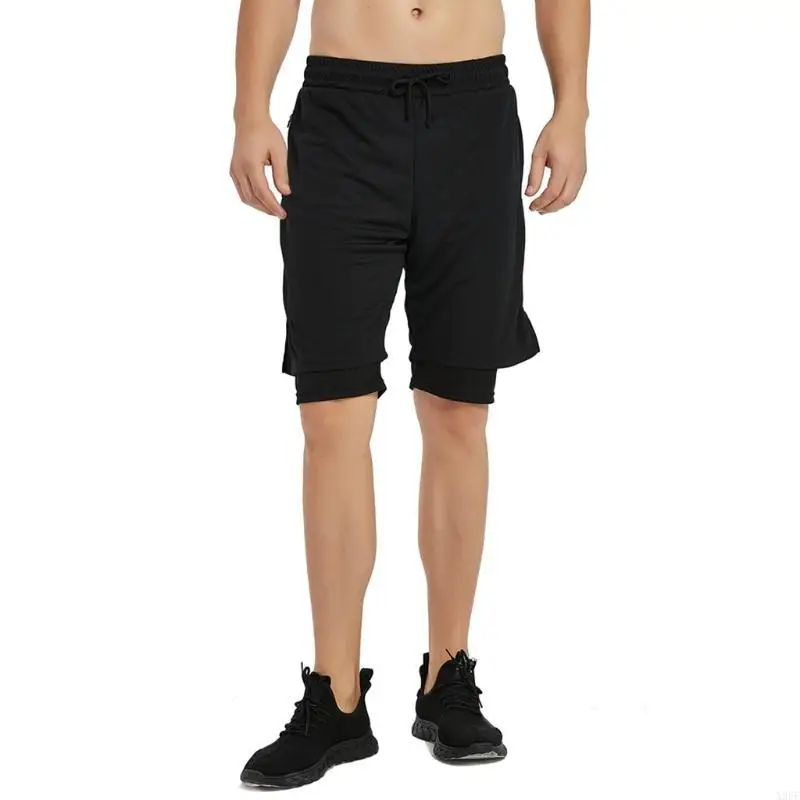 

X9FF Мужские шорты для бега Мужские спортивные шорты для бега и фитнеса 2 в 1 Быстросохнущие спортивные шорты для тренировок