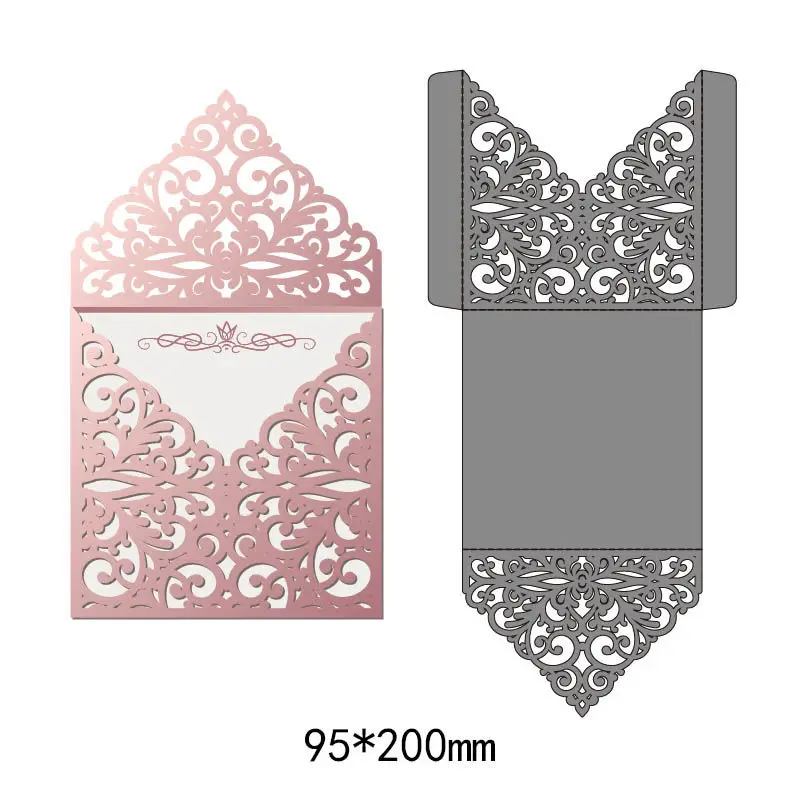 Large Irregular Envelope Metal Cut Dies Stencils for Scrapbooking Stamp/Photo Album Decorative Embossing DIY Paper Cards