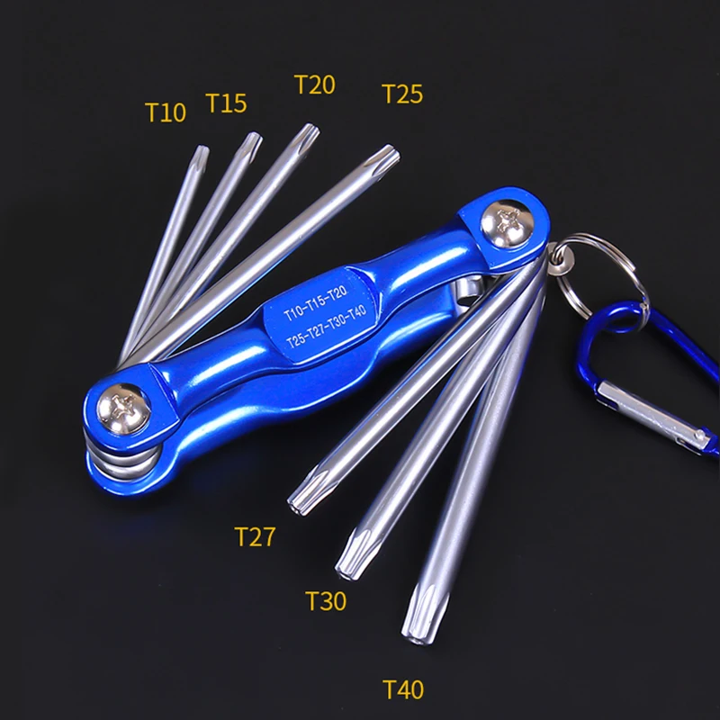 Gấp Gọn Cờ Lê Lục Giác Kim Loại Hệ Mét Allen Bộ Cờ Lê Chuôi Lục Giác Khóa Lục Giác Cờ Lê Allen Chìa Khóa Dụng Cụ Cầm Tay Di Động Bộ