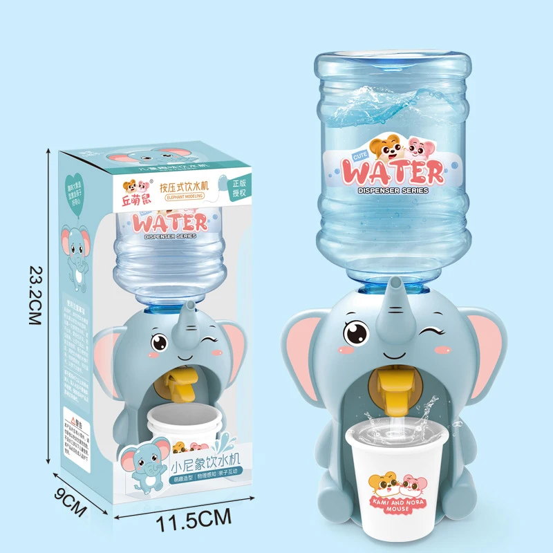 Cartoon Mini Water Dispenser Baby Toy Drinking Water Cooler Lifelike Cute Children Cosplsy Props Home Decoration