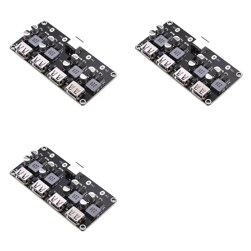 3X 4-Way PD 65W Fast Charging Module PRO USB PD3.0/2.0 QC3.0/2.0 FCP AFC Quick Charging Board