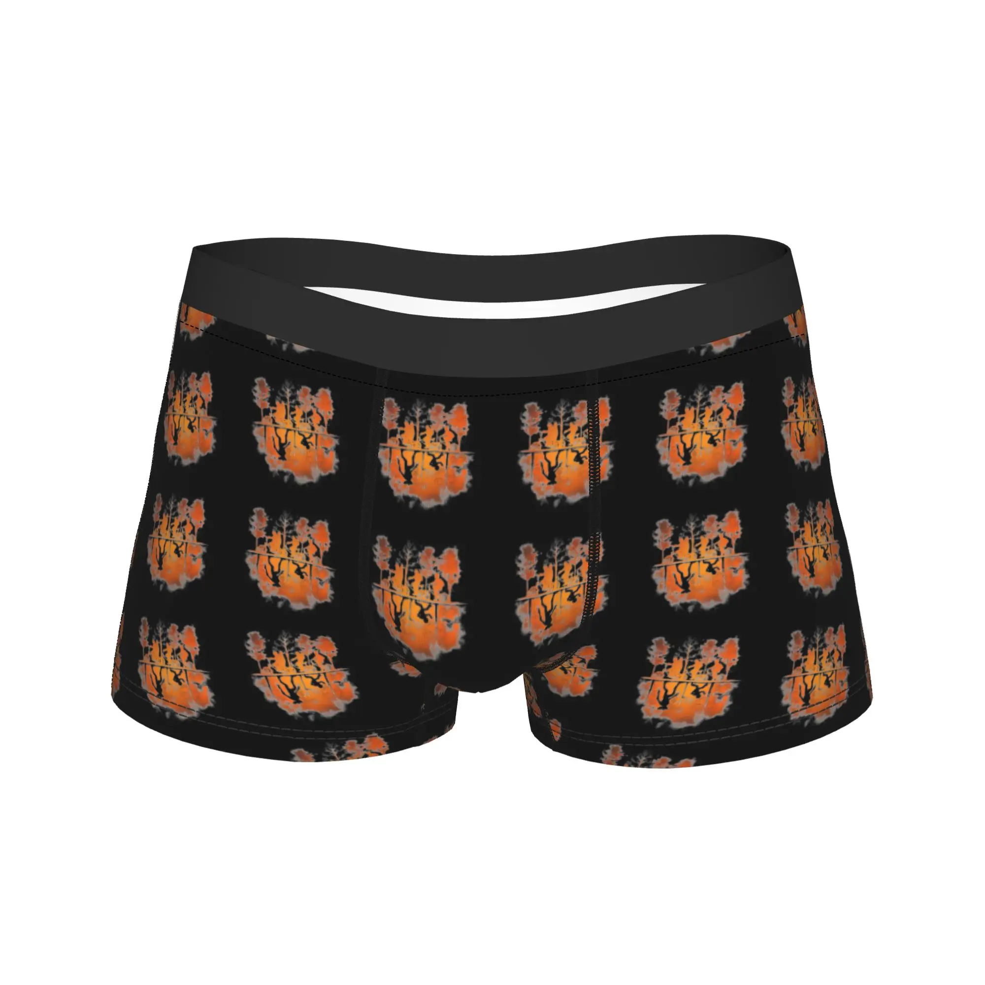 

Stranger The Upside Down Underwear Breathable Panties Design Boxer Brief For Males 3D Pouch Plus Size Trunk