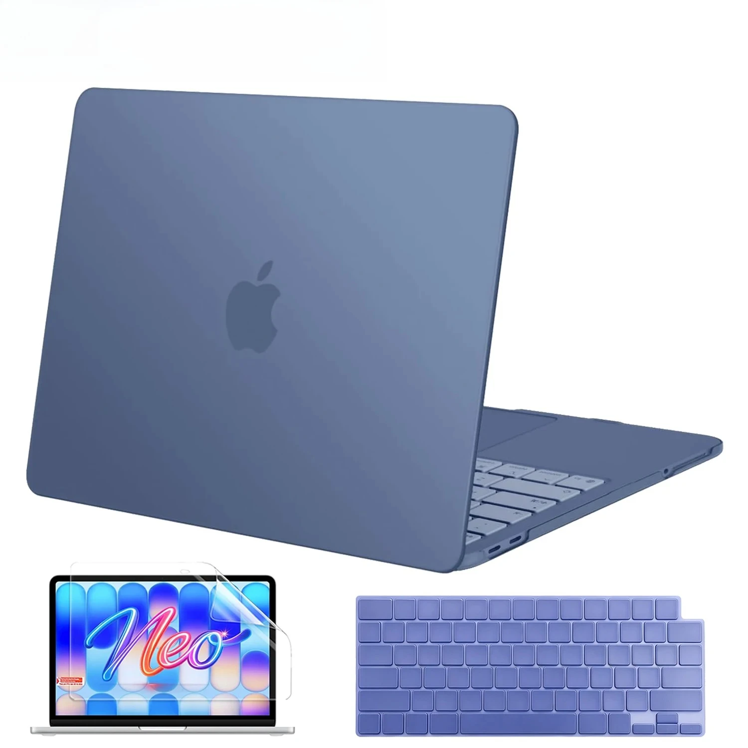 Ultra-Thin Hard Shell For MacBook Neo 13 inch 2026 Release Model A3404, Matte Finish Case&Keyboard Cover&Screen Film
