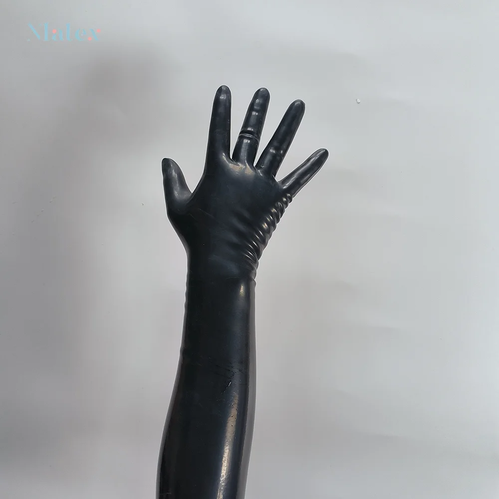 Nlatex Seksowne bezszwowe lateksowe rękawiczki operowe, fetysz klubowy dla mężczyzn i kobiet, wiele zastosowań