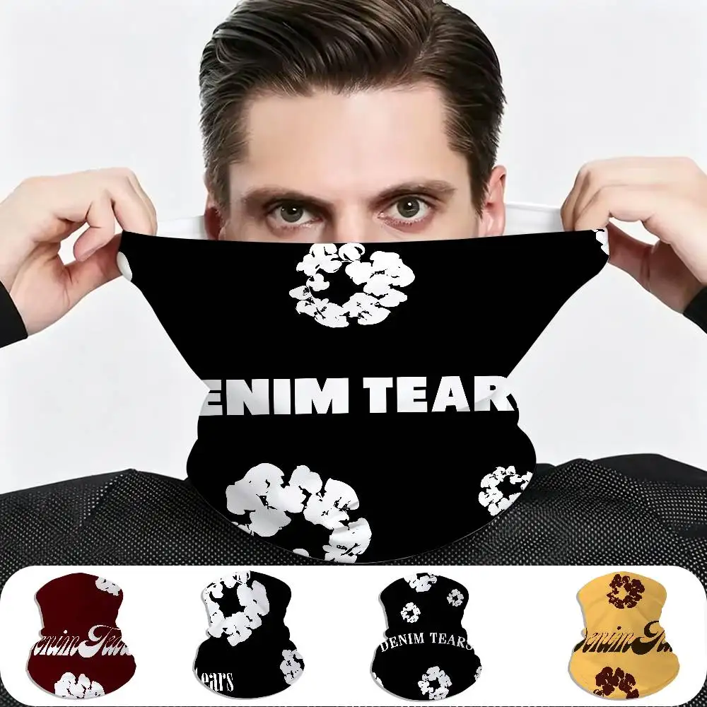 D-Denim-Tears-Brand Outdoor Sports Neck Scarf Windproof Face Cover Multiscene Use for Riding Hiking Skiing