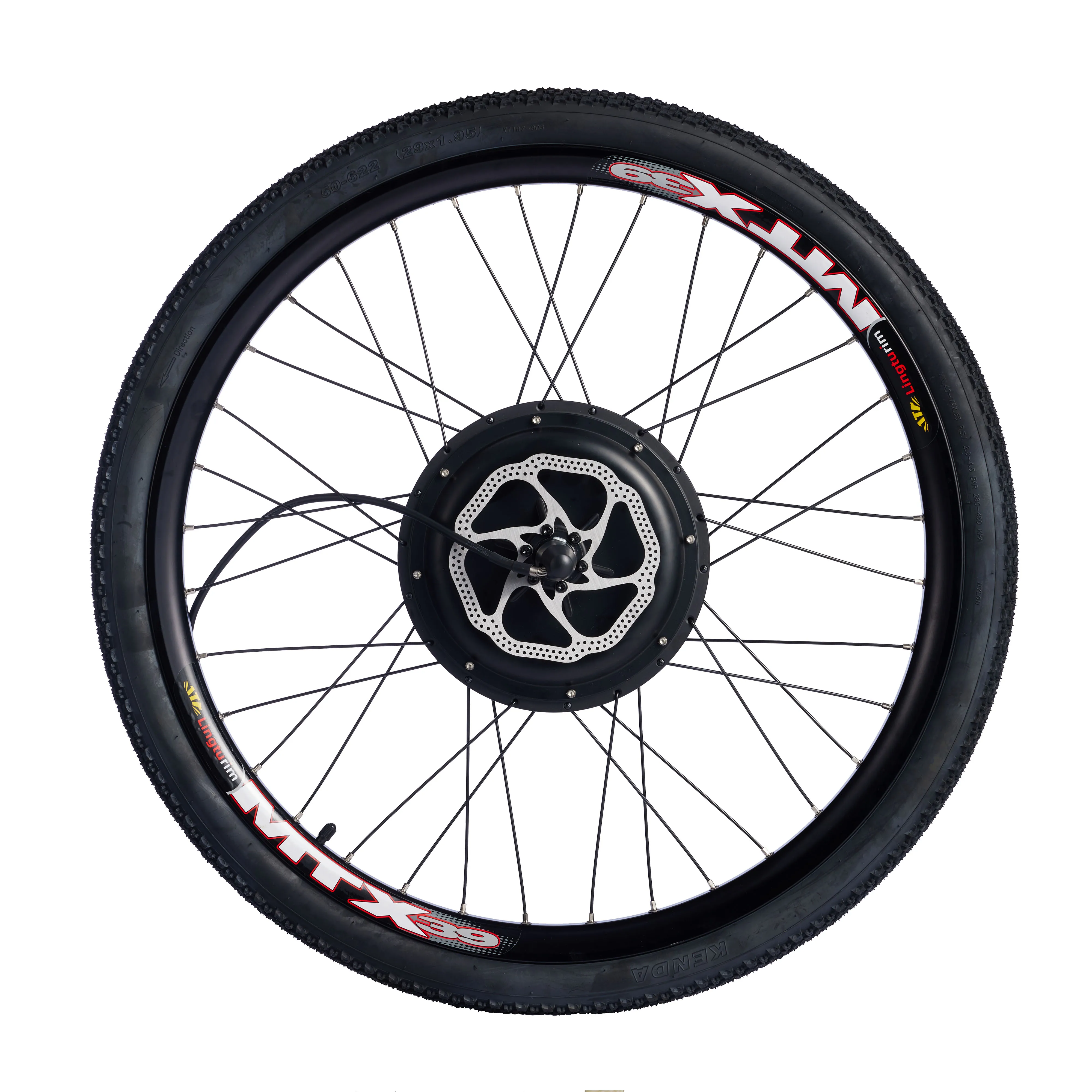 الاتحاد الأوروبي الأسهم لا ضريبة CSC MTX حافة EBike تحويل عدة العجلات الخلفية 26 '27.5 '29' فرش غير العتاد محور المحرك 48 فولت 1000 واط 1500 واط Ebike #4