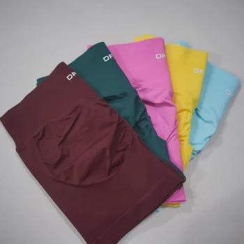 High Waist Scrunch Yoga Shorts 1