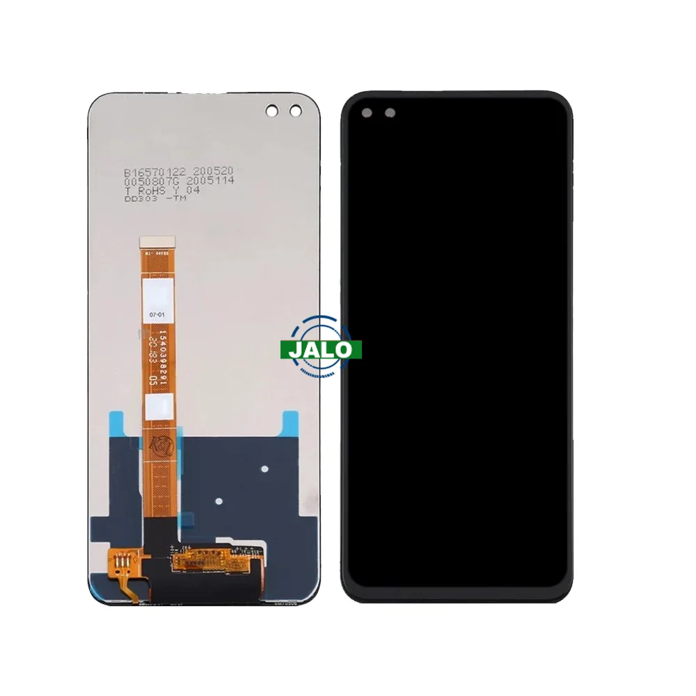 JALO Mobile Phone LCD Screen for OPPO A92S Realme 6PRO with Frame Integrated LCD Display Touch Screen LCD Panel Replacement