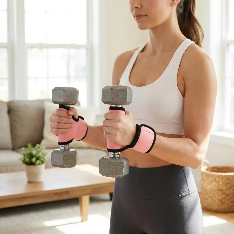 2Pcs Pull Up Bar Cushion Grips Anti Slip Soft Cover Pads For Dumbbell Barbell Exercise Equipment And Luggage Handles
